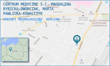 GABINET NEUROLOGICZNY - CENTRUM MEDYCZNE S.C. MAGDALENA RYBICKA-DWORCZAK, MARTA PAWLICKA-KOWALCZYK - NACŁAWSKA 15,  KOŚCIAN