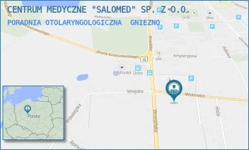 PORADNIA OTOLARYNGOLOGICZNA - CENTRUM MEDYCZNE "SALOMED" SP. Z O.O. - WOLNOŚCI 4A,  GNIEZNO