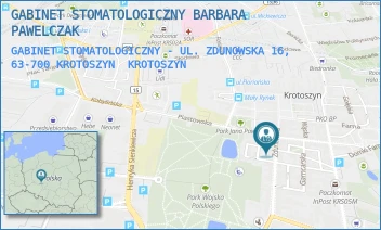 GABINET STOMATOLOGICZNY - UL. ZDUNOWSKA 16, 63-700 KROTOSZYN - GABINET STOMATOLOGICZNY BARBARA PAWELCZAK - ZDUNOWSKA 16,  KROTOSZYN