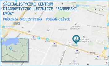 PORADNIA OKULISTYCZNA - SPECJALISTYCZNE CENTRUM DIAGNOSTYCZNO-LECZNICZE "BAMBERSKI DWÓR" - JANA HENRYKA DĄBROWSKIEGO 77A,  POZNAŃ-JEŻYCE