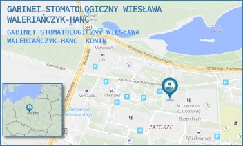 GABINET STOMATOLOGICZNY WIESŁAWA WALERIAŃCZYK-HANC - GABINET STOMATOLOGICZNY WIESŁAWA WALERIAŃCZYK-HANC - SZYMANOWSKIEGO 5,  KONIN