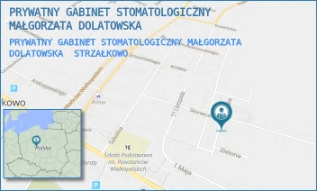 PRYWATNY GABINET STOMATOLOGICZNY MAŁGORZATA DOLATOWSKA - PRYWATNY GABINET STOMATOLOGICZNY MAŁGORZATA DOLATOWSKA - SŁONECZNA 2,  STRZAŁKOWO