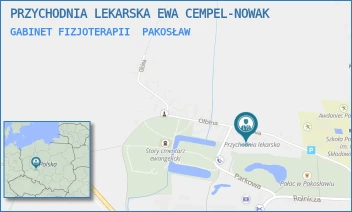 GABINET FIZJOTERAPII - PRZYCHODNIA LEKARSKA EWA CEMPEL-NOWAK - PARKOWA 4A,  PAKOSŁAW