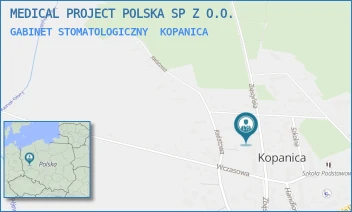 GABINET STOMATOLOGICZNY - MEDICAL PROJECT POLSKA SP Z O.O. - ZBĄSZYŃSKA 33,  KOPANICA