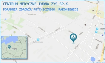 PORADNIA ZDROWIA PSYCHICZNEGO - CENTRUM MEDYCZNE IWONA ZYS SP.K. - OGRODOWA 11A/-,  RAKONIEWICE