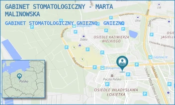 GABINET STOMATOLOGICZNY GNIEZNO - GABINET STOMATOLOGICZNY - MARTA MALINOWSKA - BISKUPIŃSKA 26,  GNIEZNO