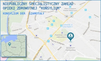 KONSYLIUM DER - NIEPUBLICZNY SPECJALISTYCZNY ZAKŁAD OPIEKI ZDROWOTNEJ "KONSYLIUM" - KASPROWICZA 7,  SZAMOTUŁY