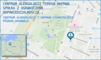 CENTRUM ALERGOLOGII T.HOFMAN-STOMATOLOGIA - CENTRUM ALERGOLOGII TERESA HOFMAN SPÓŁKA Z OGRANICZONĄ ODPOWIEDZIALNOŚCIĄ - BOGUSŁAWSKIEGO 16,  POZNAŃ-GRUNWALD