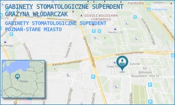 GABINETY STOMATOLOGICZNE SUPERDENT - GABINETY STOMATOLOGICZNE SUPERDENT GRAŻYNA WŁÓDARCZAK - CHROBREGO 118,  POZNAŃ-STARE MIASTO