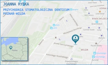 PRZYCHODNIA STOMATOLOGICZNA DENTICUM - JOANNA RYBKA - PRĄDZYŃSKIEGO 15,  POZNAŃ-WILDA