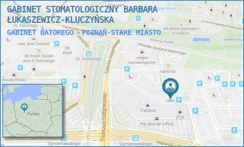 GABINET BATOREGO - GABINET STOMATOLOGICZNY BARBARA ŁUKASZEWICZ-KLUCZYŃSKA - STEFANA BATOREGO 59/5,  POZNAŃ-STARE MIASTO
