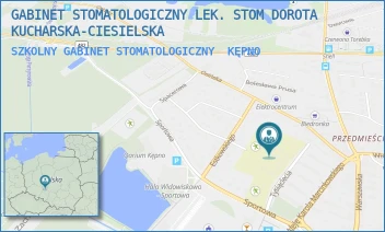 SZKOLNY GABINET STOMATOLOGICZNY - GABINET STOMATOLOGICZNY LEK. STOM DOROTA KUCHARSKA-CIESIELSKA - 1000-LECIA 1,  KĘPNO