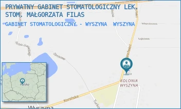 GABINET STOMATOLOGICZNY - WYSZYNA - PRYWATNY GABINET STOMATOLOGICZNY LEK. STOM. MAŁGORZATA FILAS - JANA PAWŁA II 20 A,  WYSZYNA