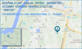 SALAREHABILITACYJNO-REEDUKACYJNA 5 - NIEPUBLICZNY ZAKŁAD OPIEKI ZDROWOTNEJ DZIENNY OŚRODEK REHABILITACYJNY "BARTEK" - OS. PIASTOWSKIE 42,  POZNAŃ
