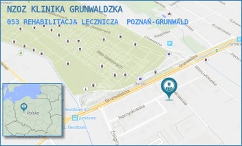 053 REHABILITACJA LECZNICZA - NZOZ KLINIKA GRUNWALDZKA - ZĄBKOWICKA 4/6,  POZNAŃ-GRUNWALD