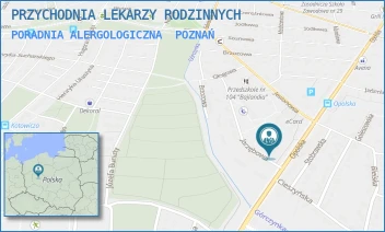 PORADNIA ALERGOLOGICZNA - PRZYCHODNIA LEKARZY RODZINNYCH - OPOLSKA 58,  POZNAŃ