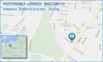 PORADNIA DERMATOLOGICZNA - PRZYCHODNIA LEKARZY RODZINNYCH - OPOLSKA 58,  POZNAŃ