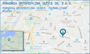 PORADNIA ORTOPEDYCZNA JEZYCE - PORADNIA ORTOPEDYCZNA JEŻYCE SP. Z O.O. - ŚWIĘTY MARCIN 58/64,  POZNAŃ-STARE MIASTO