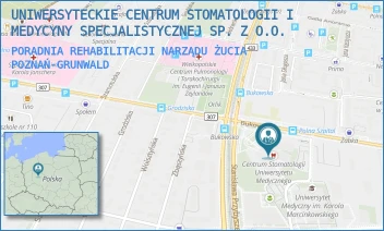 PORADNIA REHABILITACJI NARZĄDU ŻUCIA - UNIWERSYTECKIE CENTRUM STOMATOLOGII I MEDYCYNY SPECJALISTYCZNEJ SP. Z O.O. - BUKOWSKA 70,  POZNAŃ-GRUNWALD