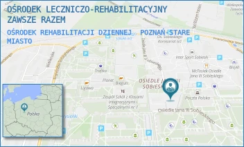 OŚRODEK REHABILITACJI DZIENNEJ - OŚRODEK LECZNICZO-REHABILITACYJNY ZAWSZE RAZEM - OS. JANA III SOBIESKIEGO 109,  POZNAŃ-STARE MIASTO