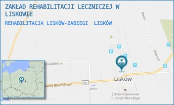 REHABILITACJA LISKÓW-ZABIEGI - ZAKŁAD REHABILITACJI LECZNICZEJ W LISKOWIE - KS. BLIZIŃSKIEGO 42 B,  LISKÓW