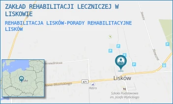 REHABILITACJA LISKÓW-PORADY REHABILITACYJNE - ZAKŁAD REHABILITACJI LECZNICZEJ W LISKOWIE - KS. BLIZIŃSKIEGO 42 B,  LISKÓW