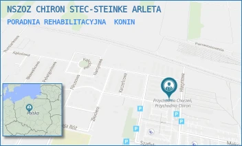 PORADNIA REHABILITACYJNA - NSZOZ CHIRON STEC-STEINKE ARLETA - GOŹDZIKOWA 2,  KONIN
