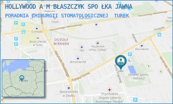 PORADNIA CHIRURGII STOMATOLOGICZNEJ - HOLLYWOOD A M BŁASZCZYK SPO ŁKA JAWNA - ARMII KRAJOWEJ 1,  TUREK