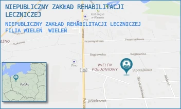 NIEPUBLICZNY ZAKŁAD REHABILITACJI LECZNICZEJ FILIA WIELEŃ - MARIA WIERLEWSKA NIEPUBLICZNY ZAKŁAD REHABILITACJI LECZNICZEJ - STORCZYKOWA 1,  WIELEŃ