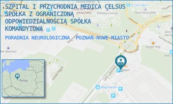 PORADNIA NEUROLOGICZNA - SZPITAL I PRZYCHODNIA MEDICA CELSUS SPÓŁKA Z OGRANICZONĄ ODPOWIEDZIALNOŚCIĄ SPÓŁKA KOMANDYTOWA - UNII LUBELSKIEJ 1.,  POZNAŃ-NOWE MIASTO