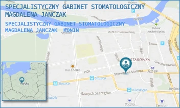 SPECJALISTYCZNY GABINET STOMATOLOGICZNY MAGDALENA JANCZAK - SPECJALISTYCZNY GABINET STOMATOLOGICZNY MAGDALENA JANCZAK - STASZICA 6 A,  KONIN