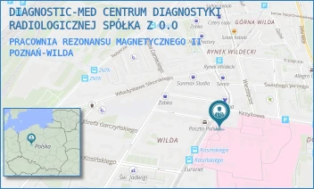 PRACOWNIA REZONANSU MAGNETYCZNEGO II - DIAGNOSTIC-MED CENTRUM DIAGNOSTYKI RADIOLOGICZNEJ SPÓŁKA Z O.O - 28 CZERWCA 1956R. 135/147,  POZNAŃ-WILDA