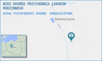 DZIAŁ FIZJOTERAPII DOSMED - NZOZ DOSMED PRZYCHODNIA LEKARZA RODZINNEGO - 47A,  DOBIESZCZYZNA
