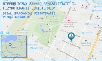 DZIAŁ (PRACOWNIA) FIZJOTERAPII - NIEPUBLICZNY ZAKŁAD REHABILITACJI I FIZYKOTERAPII ,,MASTERMED" - KASPRZAKA 16,  POZNAŃ-GRUNWALD