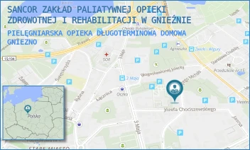 PIELĘGNIARSKA OPIEKA DŁUGOTERMINOWA DOMOWA - SANCOR ZAKŁAD PALIATYWNEJ OPIEKI ZDROWOTNEJ I REHABILITACJI W GNIEŹNIE - ŚW. MICHAŁA 19/1,  GNIEZNO