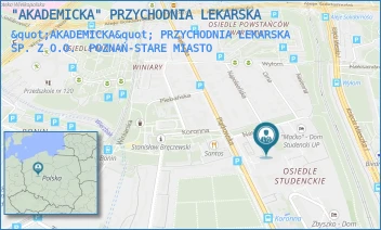 "AKADEMICKA" PRZYCHODNIA LEKARSKA SP. Z O.O. - "AKADEMICKA" PRZYCHODNIA LEKARSKA - PIĄTKOWSKA 94,  POZNAŃ-STARE MIASTO