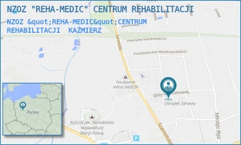 NZOZ "REHA-MEDIC"CENTRUM REHABILITACJI - NZOZ "REHA-MEDIC" CENTRUM REHABILITACJI - ORZESZKOWEJ 6,  KAŹMIERZ