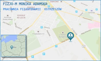 PRACOWNIA FIZJOTERAPII - FIZJO-M MONIKA ADAMSKA - AL. WOLNOŚCI 1A,  OSTRZESZÓW