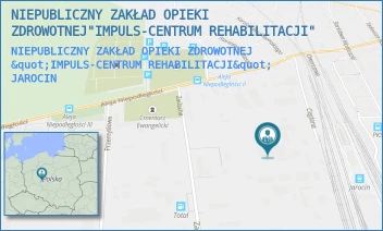 NIEPUBLICZNY ZAKŁAD OPIEKI ZDROWOTNEJ "IMPULS-CENTRUM REHABILITACJI" - NIEPUBLICZNY ZAKŁAD OPIEKI ZDROWOTNEJ"IMPULS-CENTRUM REHABILITACJI" - CEGLANA 1,  JAROCIN