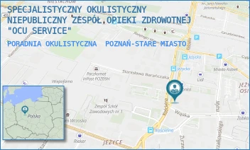 PORADNIA OKULISTYCZNA - POZNAŃSKIE CENTRUM WZROKU - KOŚCIELNA 26/1,  POZNAŃ-STARE MIASTO