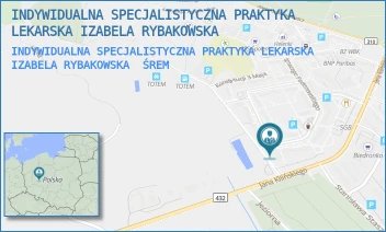INDYWIDUALNA SPECJALISTYCZNA PRAKTYKA LEKARSKA IZABELA RYBAKOWSKA - INDYWIDUALNA SPECJALISTYCZNA PRAKTYKA LEKARSKA IZABELA RYBAKOWSKA - PADEREWSKIEGO 15,  ŚREM