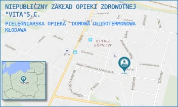 PIELĘGNIARSKA OPIEKA  DOMOWA DŁUGOTERMONOWA - NIEPUBLICZNY ZAKŁAD OPIEKI ZDROWOTNEJ "VITA"S.C. - KAPICY 2,  KŁODAWA