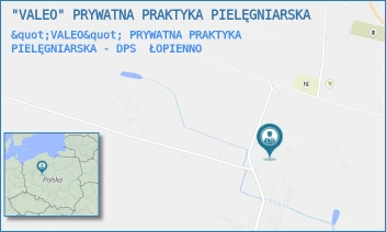 "VALEO" PRYWATNA PRAKTYKA PIELĘGNIARSKA - DPS - "VALEO" PRYWATNA PRAKTYKA PIELĘGNIARSKA - 119,  ŁOPIENNO