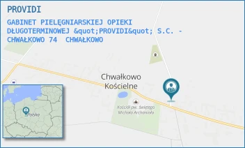 GABINET PIELĘGNIARSKIEJ OPIEKI DŁUGOTERMINOWEJ "PROVIDI" S.C. - CHWAŁKOWO 74 - PROVIDI - 74,  CHWAŁKOWO