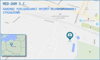 GABINET PIELĘGNIARKI OPIEKI DŁUGOTERMINOWEJ - MED-DOM S.C. - PUŁASKIEGO 1,  STRZAŁKOWO