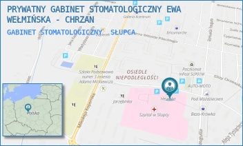 GABINET STOMATOLOGICZNY - PRYWATNY GABINET STOMATOLOGICZNY EWA WEŁMIŃSKA - CHRZAN - SIKORSKIEGO 1,  SŁUPCA