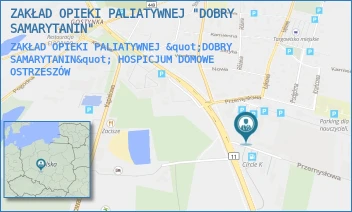 ZAKŁAD OPIEKI PALIATYWNEJ "DOBRY SAMARYTANIN" HOSPICJUM DOMOWE - ZAKŁAD OPIEKI PALIATYWNEJ "DOBRY SAMARYTANIN" - GRABSKIEGO 2,  OSTRZESZÓW