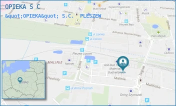"OPIEKA" S.C. - OPIEKA S C - TARGOWA 1,  PLESZEW