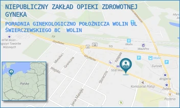 PORADNIA GINEKOLOGICZNO POŁOŻNICZA WOLIN UL ŚWIERCZEWSKIEGO 8C - NIEPUBLICZNY ZAKŁAD OPIEKI ZDROWOTNEJ GYNEKA - ŚWIERCZEWSKIEGO 8/C,  WOLIN