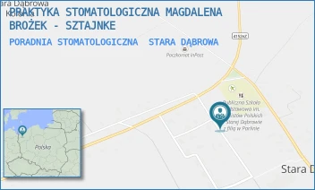 PORADNIA STOMATOLOGICZNA - PRAKTYKA STOMATOLOGICZNA MAGDALENA BROŻEK - SZTAJNKE - 71,  STARA DĄBROWA